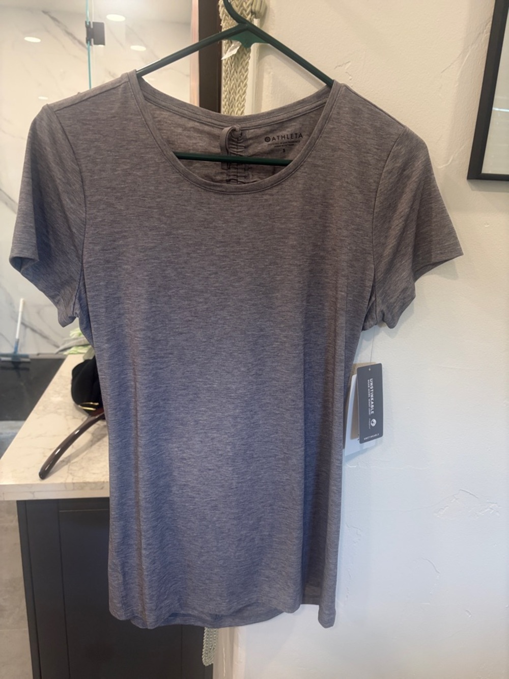 Athleta Heather Gray  Encore tee